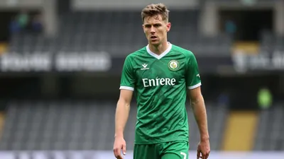Shamrock Rovers were fined and warned of a suspended South Stand closure after a supporter ran onto the pitch during...